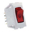 Jr Products JR Products 12505 Illuminated 12V On/Off Switch - Red/White 12505